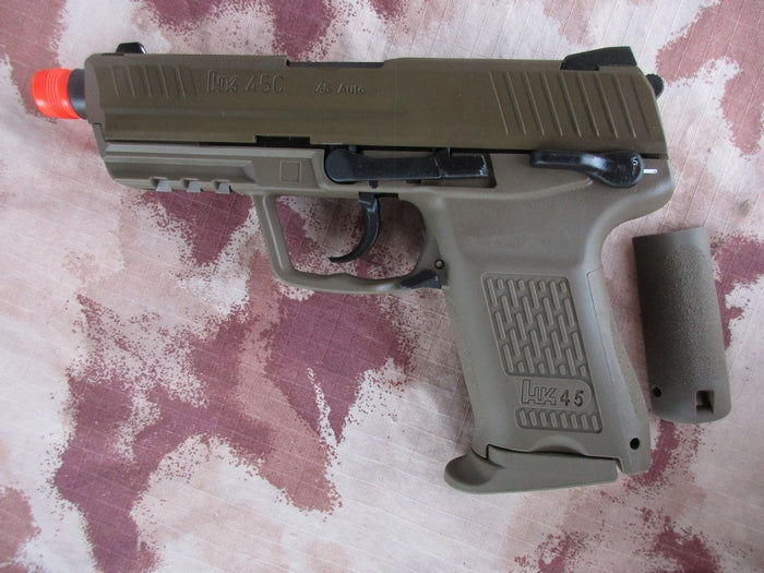 HK45CT Heckler&Koch CT45 Metal Slide Tan GBB Scarrellante by Vfc per Umarex