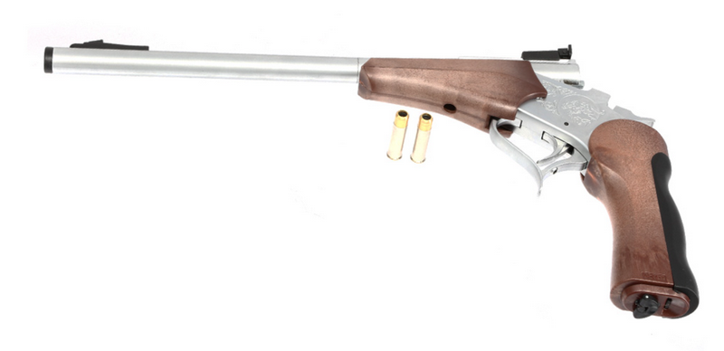 HWASAN G2 Contender Co2 Farsan Thompson Co2 Silver - Chrome 370mm. Break Top Pistol by FARSAN HWASAN