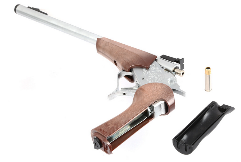 HWASAN G2 Contender Co2 Farsan Thompson Co2 Silver - Chrome 370mm. Break Top Pistol by FARSAN HWASAN