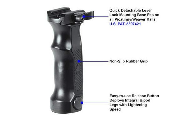 Heavy Duty Full Metal Foregrip with Deployable Bipod
