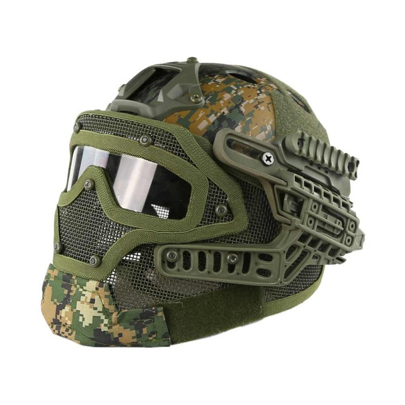 Helmet - Mask Tactical G4 Protection Helmet Digital Woodland DP-HL004-009 by Dragonpro
