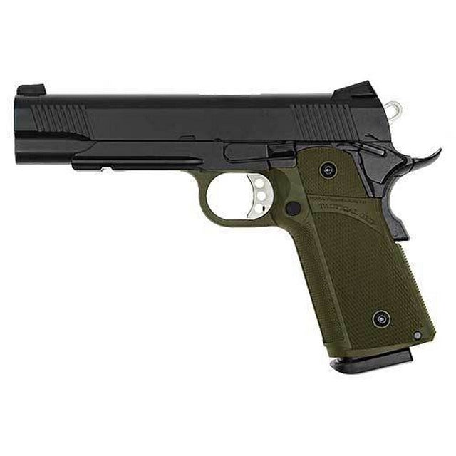 Hi-Capa 1911 Tactical Tanio Koba OD Full Metal Double Mag Gas - Co2 by Kjw