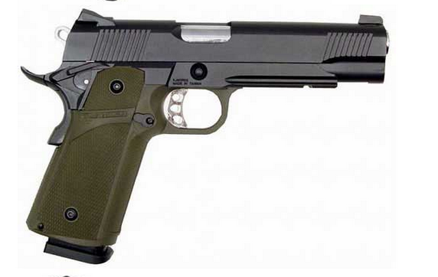 Hi-Capa 1911 Tactical Tanio Koba OD Full Metal Double Mag Gas - Co2 by Kjw