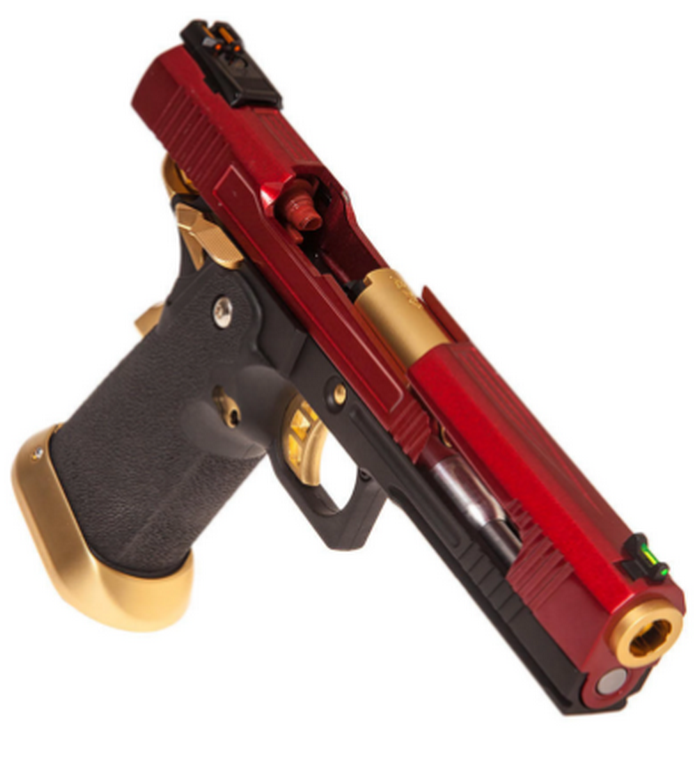 Hi-Capa 5.1 IPSC GBB Split Red Full Metal Custom by Armorer Works