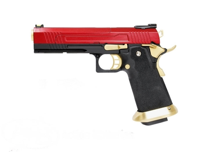 Hi-Capa 5.1 IPSC GBB Split Red Full Metal Custom by Armorer Works