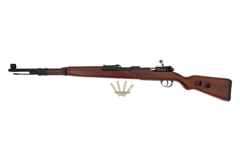 K98 KAR98K 98Karabiner  5 Shell Ejecting Gas Powered Full Wood & Metal by Double Bell