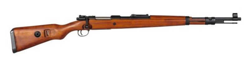 K98 Mauser Karabiner Kar98 RW Spring Bolt Action Full Wood & Metal by Snow Wolf