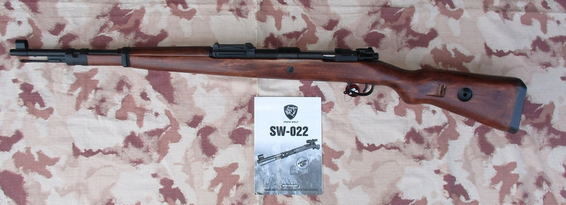 K98 Kar 98K Real Wood & Metal Mauser Karabiner Spring Rifle by S&T