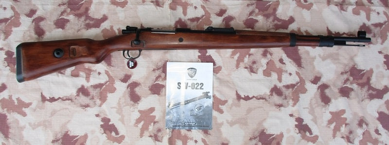 K98 Kar 98K Real Wood & Metal Mauser Karabiner Spring Rifle by S&T