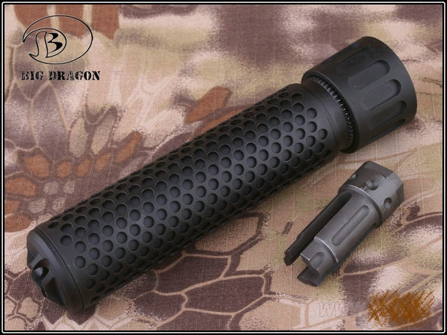 KAC Style QDC-CQB Quick Detach Suppressor Long Silenziatore by Big Dragon