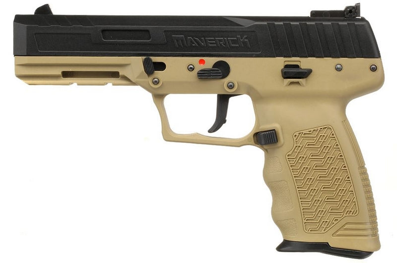 KLI Maverick Dual Tone GBB Gas Blow Back Pistol by Krown Land Ind.