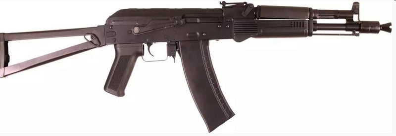 Kalashnikov AKS 105 Black Acier Scritte e Loghi Originali Full Metal AEG by Cybergun