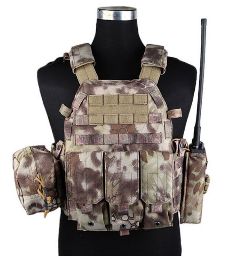 EMERSON GEAR EM7440L LBT6094A Plate Carrier w 3 Pouches HLD by Emerson Gear
