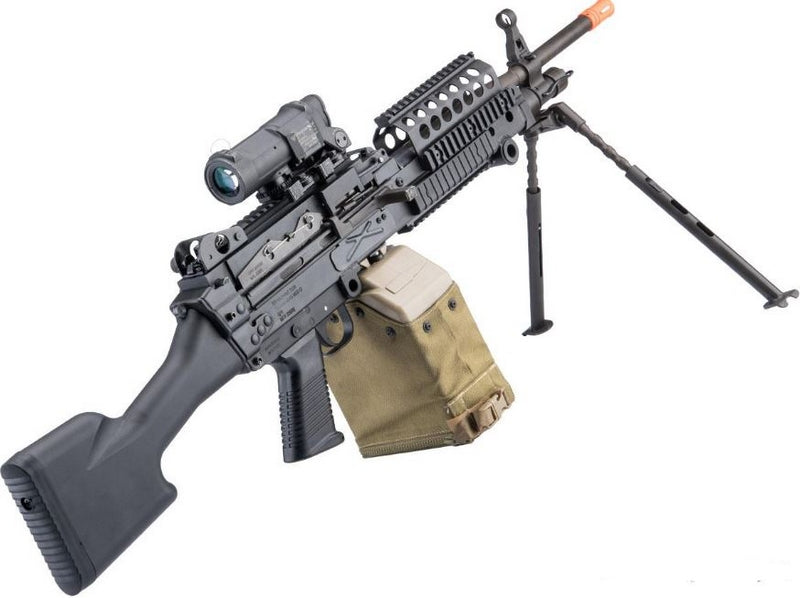 Lambda Defence Mk48 MOD 0 Airsoft AEG Machine Gun Full Stock by Lambda Defence