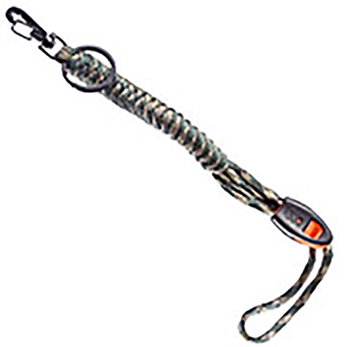 Paracord Lanyard Boschiva Fischietto Emergenza Portachiavi