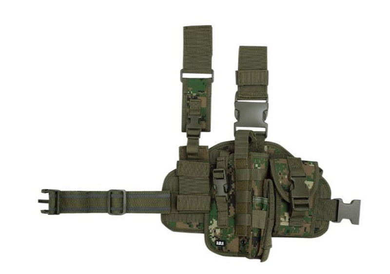 Leg Pistol Holster Right Hip MOLLE Marpat Digital Camo