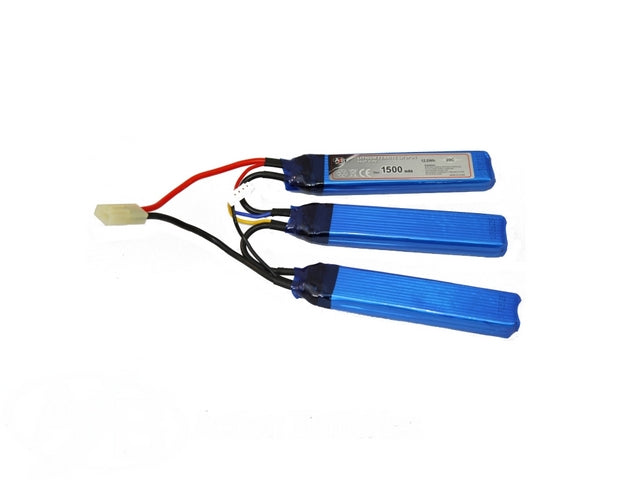 Li-Fe  Batteria 1500mAh 9,9v 20C Triple - Crane by Action Batteries