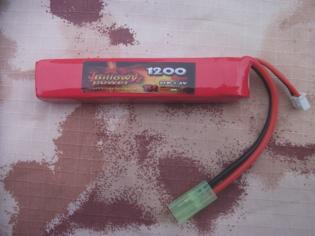 Li-Po Batteria 7,4v. 1200mAh 15C by Biloowy Power