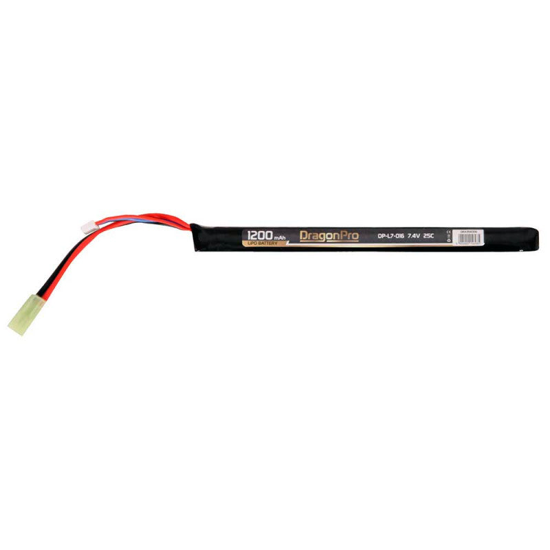 Batteria DP-L7-016 7.4V 1200mAh 25C LiPo  95x20x7mm by Dragonpro
