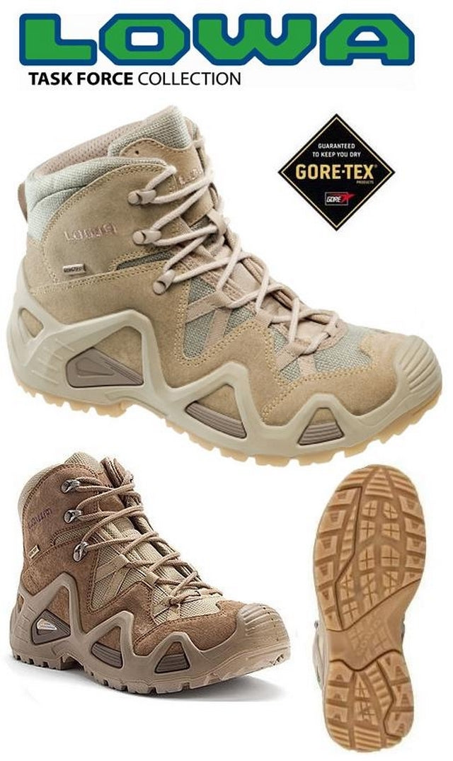 Lowa Anfibi Zephyr Goretex Mid TF Tan