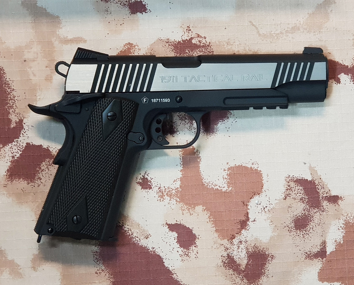 MILBRO 1911 Rail Dualtone Co2 GBB Full Metal by Kwc