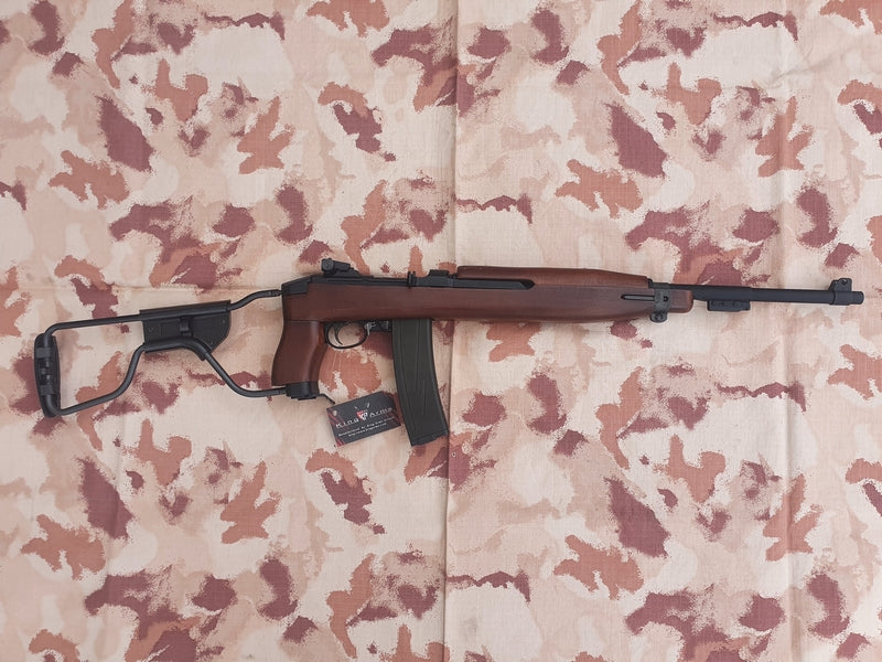 OFFERTE SPECIALI - SPECIAL OFFERS: M2 Paratrooper GBB Gas Blow Back Carbine Full Wood & Metal by King Arms