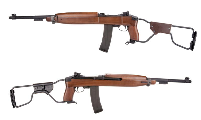 OFFERTE SPECIALI - SPECIAL OFFERS: M2 Paratrooper GBB Gas Blow Back Carbine Full Wood & Metal by King Arms