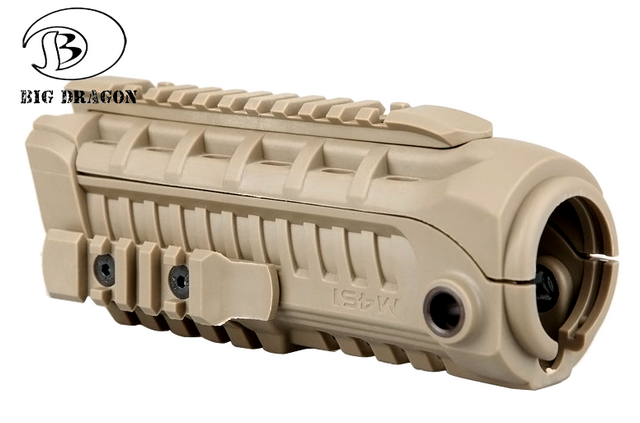 M4SI CAA Type Tan Tactical Handguard Passamano per Serie  M4 by Big Dragon