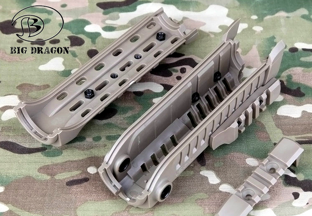 M4SI CAA Type Tan Tactical Handguard Passamano per Serie  M4 by Big Dragon