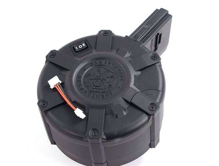 M4 - M16 Auto Drum 2300bb Magazine con Batteria G-08-170 by G&G
