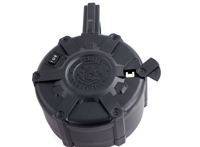 M4 - M16 Auto Drum 2300bb Magazine con Batteria G-08-170 by G&G