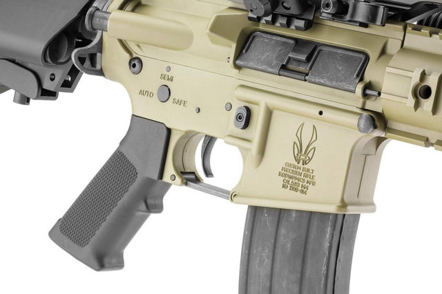 M4 SBR Dynamics Tan BAW Full Metal Blow Back Recoil Shock by Bo Manufacture