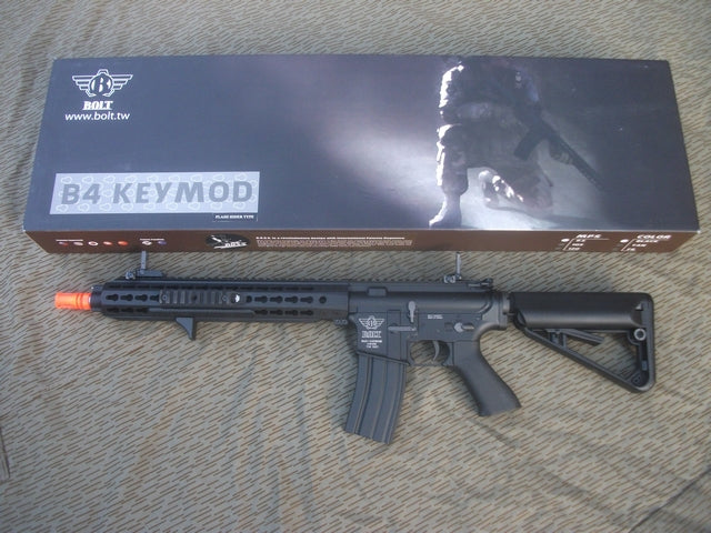 B4 - M4 Sopmod Blow Back Recoil KeyMod Full Metal by Bolt