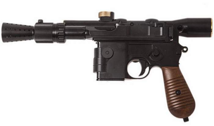 Broomhandle M712 Smuggler Blaster DL-44 Star Wars Han Solo Full Metal by Armorer Works
