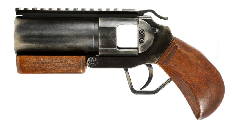 M79 Sawed Off Grenade Launcher Type Mini Hand Canon 40mm. Full Wood & Metal by Show Guns