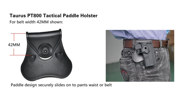 M92 & Taurus PT800 Tactical Paddle Holster Fobus Type by Cytac Tech