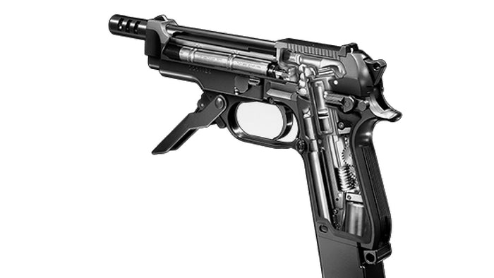 Tokyo Marui M93R Silver AEP Air Electric Pistol by Tokyo Marui
