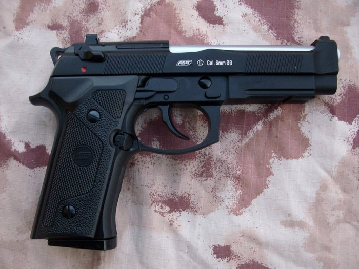 M9A1 Silver Barrel GBB Full Metal by Kjw per Asg