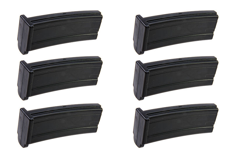 MP7A1 Aeg Mid Cap Magazine 50bb 6pcs Kit by Mag
