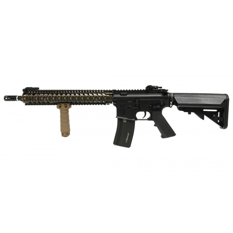 MK18 12" Dual Tone M4 Bronze Rail Daniel Defense Type Full Metal by Mako Ind. Airsoft