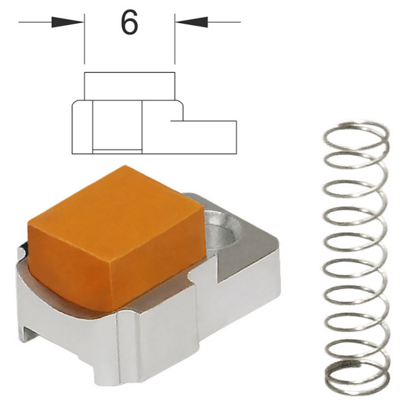 MAXX Model Hop Up Chamber Soft Flat Nub 6mm. by MAXX Model