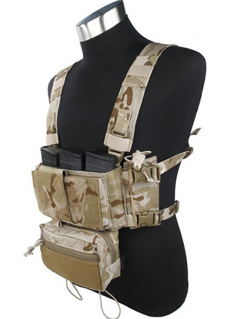 MCR Modular Light Weight Chest Rigg Full Set Multicam Arid by TMC