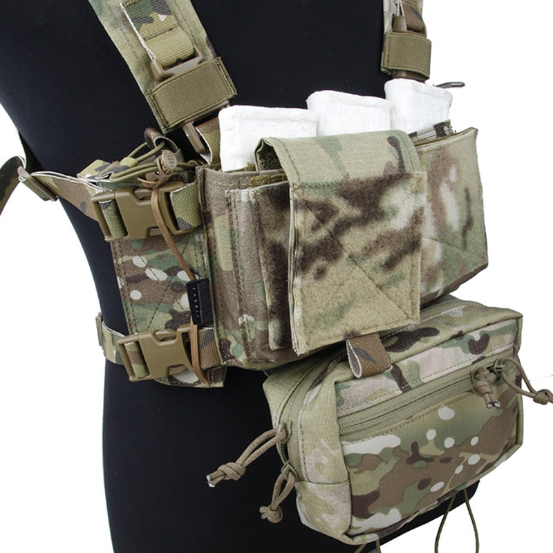 MCR Modular Light Weight Chest Rigg Full Set Multicam Arid by TMC