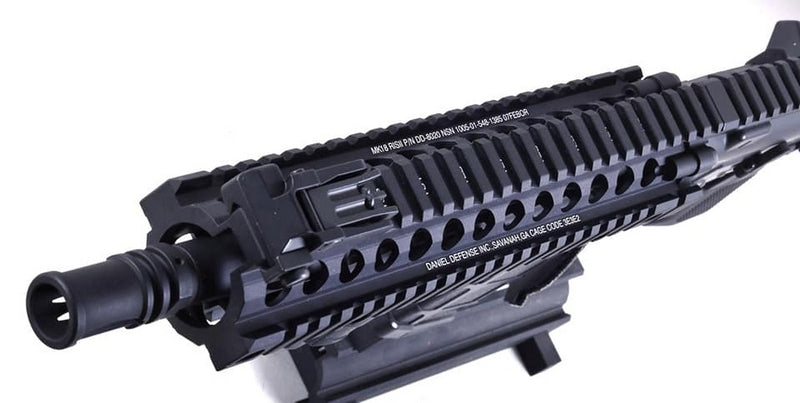 MK18 Mod1 Daniel Defense Black BRSS Recoil Shock by Bolt Airsoft