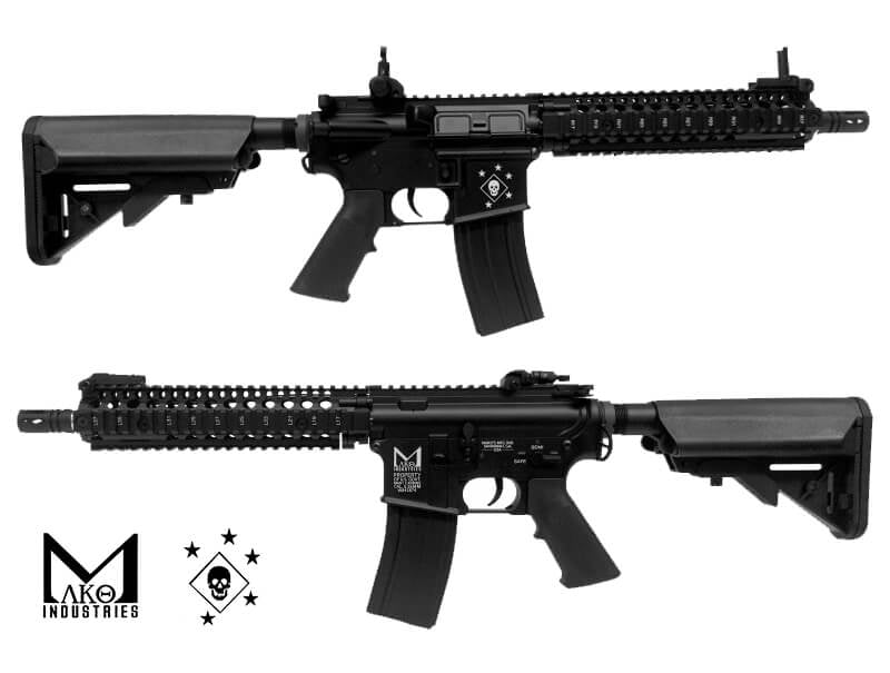MK18 CQB 9,5" M4 Full Metal by Mako Ind. Airsoft