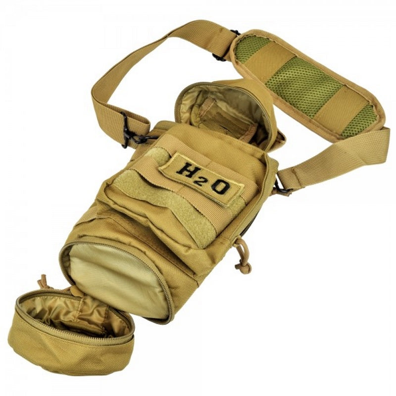MOLLE Bottle Pouch Tan Camelbak type Tasca Porta Bottiglia by Royal
