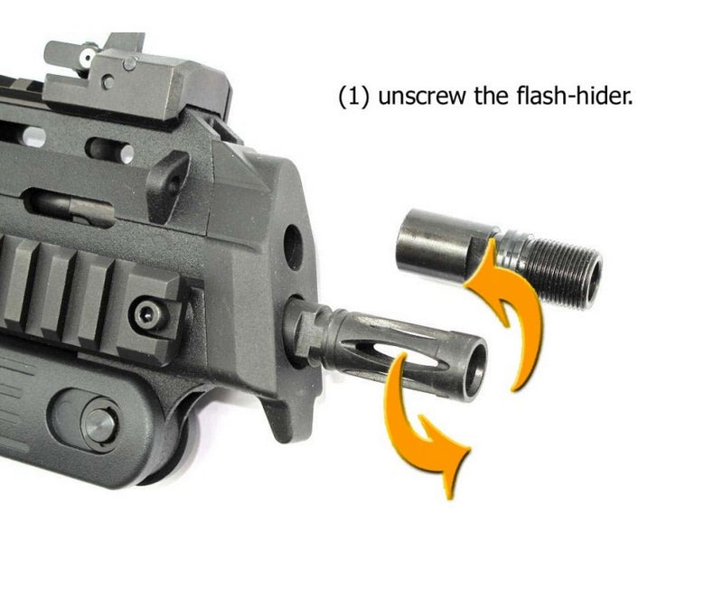 MP7A1 - M14 Adattatore SX per Silenziatore - Tracer by WII-Tech