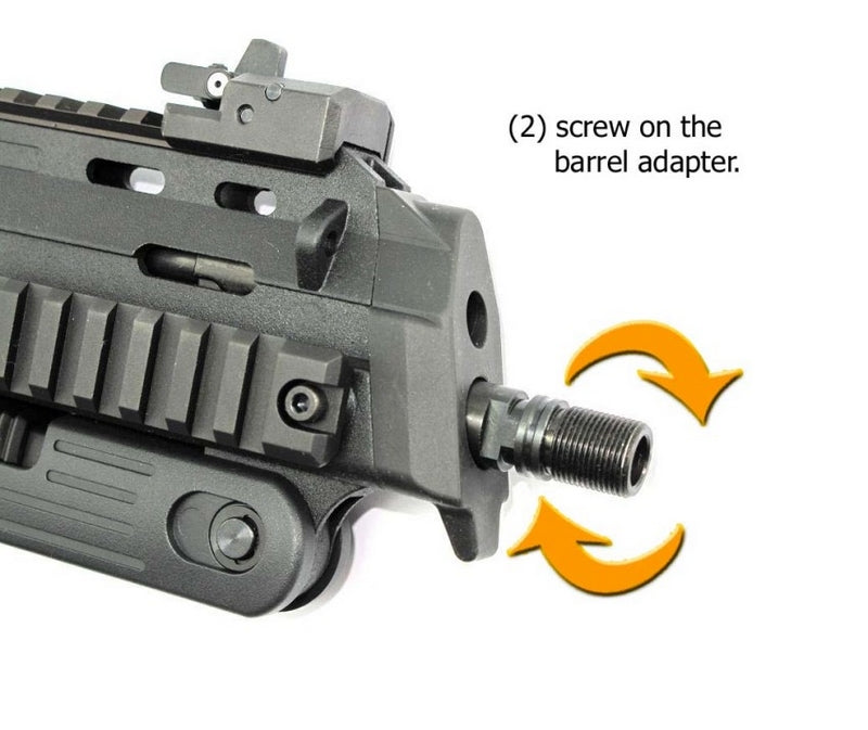 MP7A1 - M14 Adattatore SX per Silenziatore - Tracer by WII-Tech