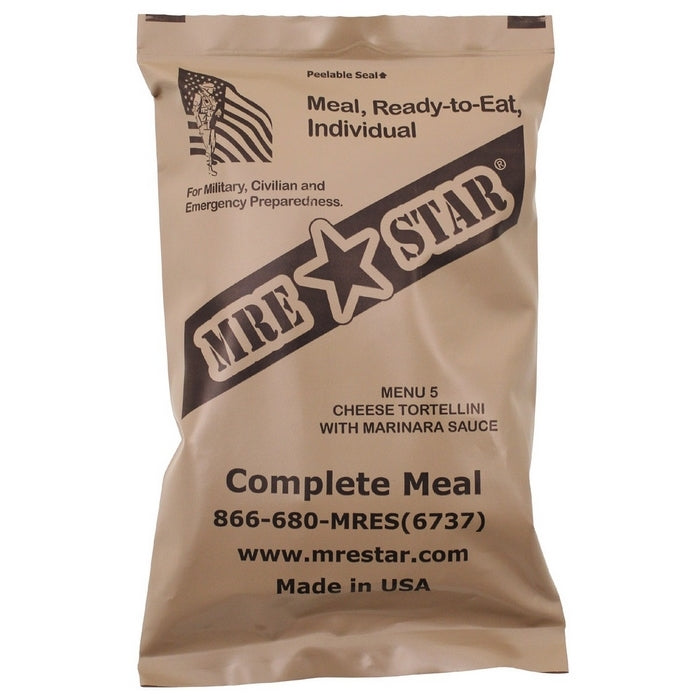 Razione MRE Star Complete Meal N° 5 "Cheese Tortellini" by MRE Star