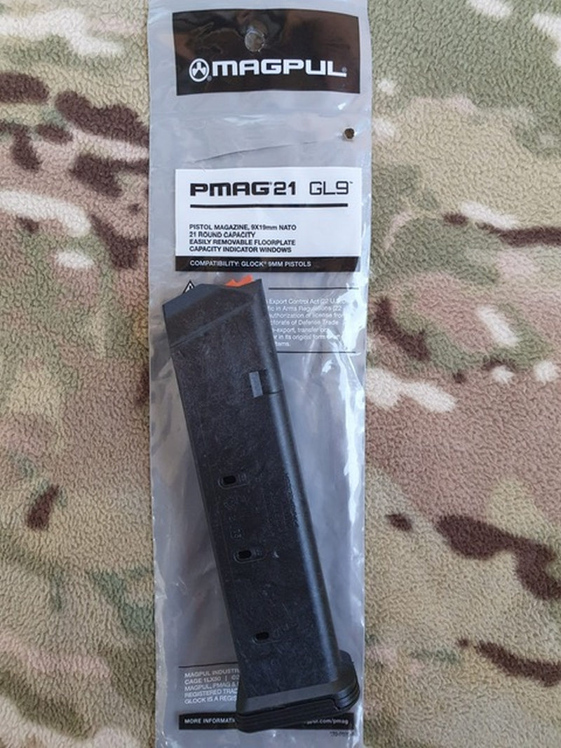 Magpul Glock PMAG GL9 Magazine 21 Rounds 9x19 by Magpul Firearms